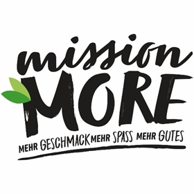 Logo mission More Veggienale vegane Snacks